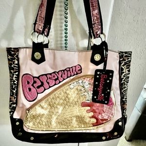 RARE Betsey Johnson Betseyville Tote